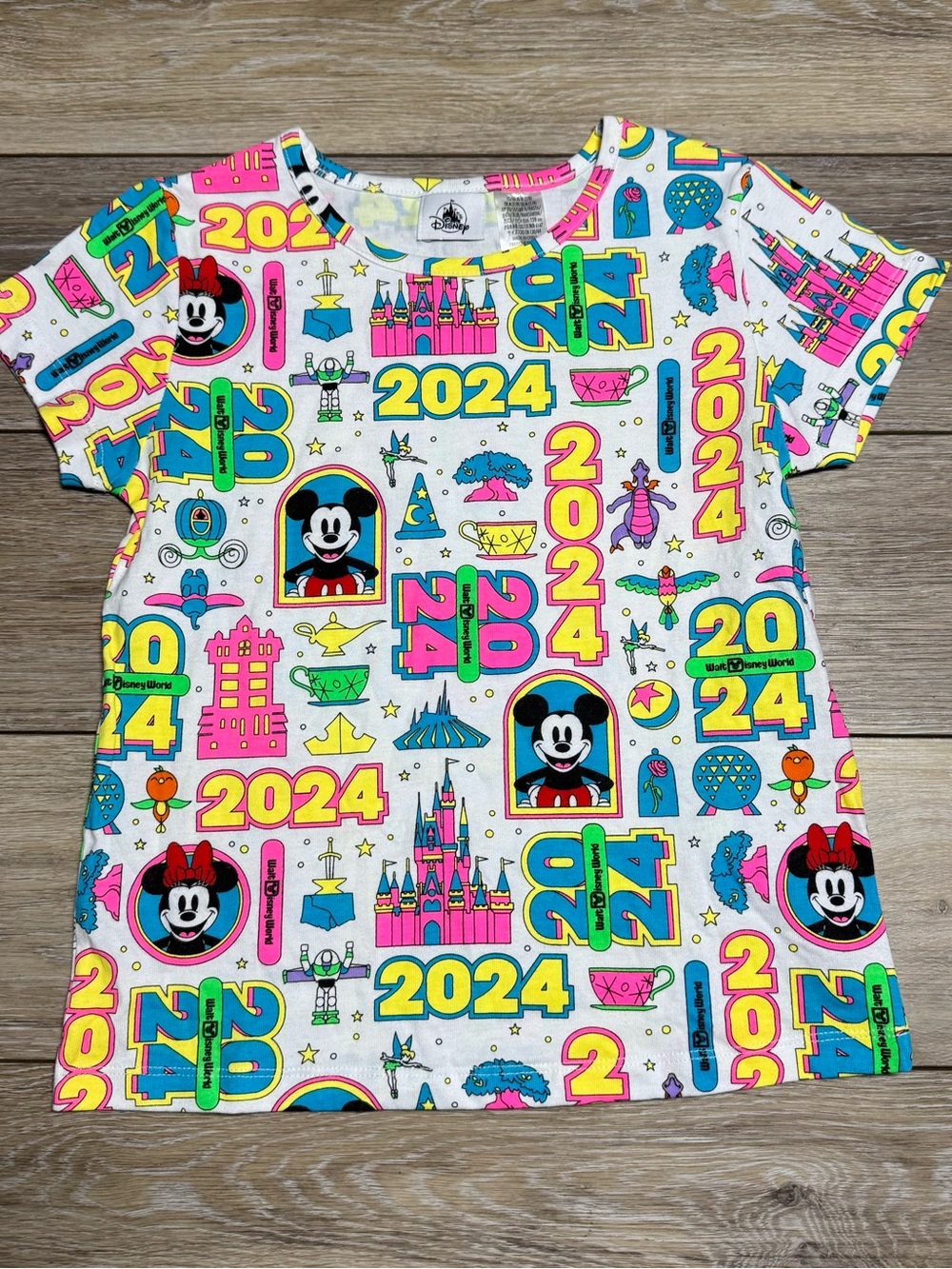 Disney Parks 2024 Kids T-Shirt - Size 7/8 (Like New)